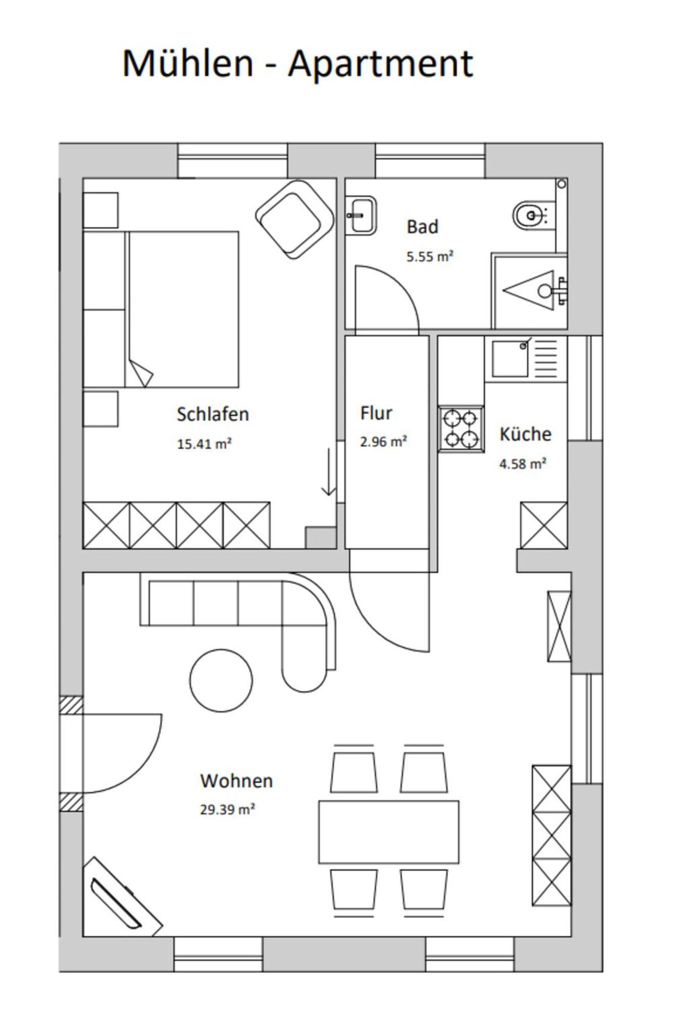 Muehlen-Apartment Im Herrenhaus Rheinblick Xanten Luaran gambar